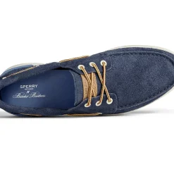 Authentic Original Boat Shoe|Sale^Sperry Men's x Brooks Brothers Authentic Original&trade; 3-Eye Cup Boat Shoe Navy