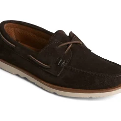 Handcrafted in Maine|Authentic Original Boat Shoe^Sperry Men's x Sunspel Authentic Original&trade; Suede Boat Shoe Ameretto