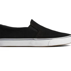 Striper II Sneakers|Sale^Sperry Men's Striper II Twin Gore Suede Slip On Sneaker Black