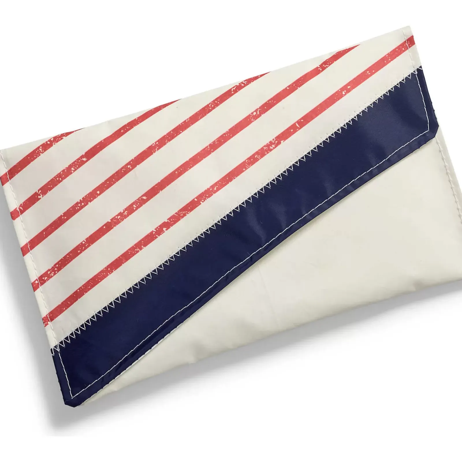 Bags^Sperry Sea Bags Clutch Navy Mariner Stripe