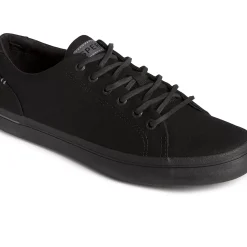Sneakers|Shoes^Sperry SeaCycled&trade; Striper II Textile Sneaker Black