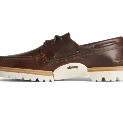 Authentic Original Boat Shoe|Sale^Sperry Unisex Authentic Original 3-Eye Vibram Boat Shoe Brown