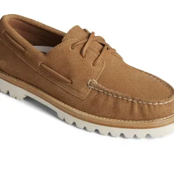 Authentic Original Boat Shoe|Sale^Sperry Unisex Authentic Original 3-Eye Vibram Boat Shoe Tan