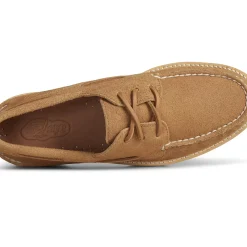 Authentic Original Boat Shoe|Sale^Sperry Unisex Authentic Original 3-Eye Vibram Boat Shoe Tan