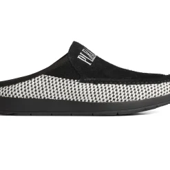 Loafers & Oxfords|Shoes^Sperry Unisex x Pleasures Moc-Sider Knit Mule Black