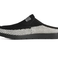 Loafers & Oxfords|Shoes^Sperry Unisex x Pleasures Moc-Sider Knit Mule Black