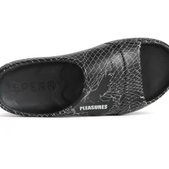 Sandals|Shoes^Sperry Unisex x Pleasures Float Slide Black