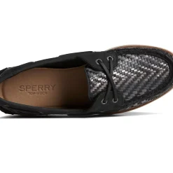 Sale|Boat Shoes^Sperry Women's Authentic Original&trade; Woven Boat Shoe Black