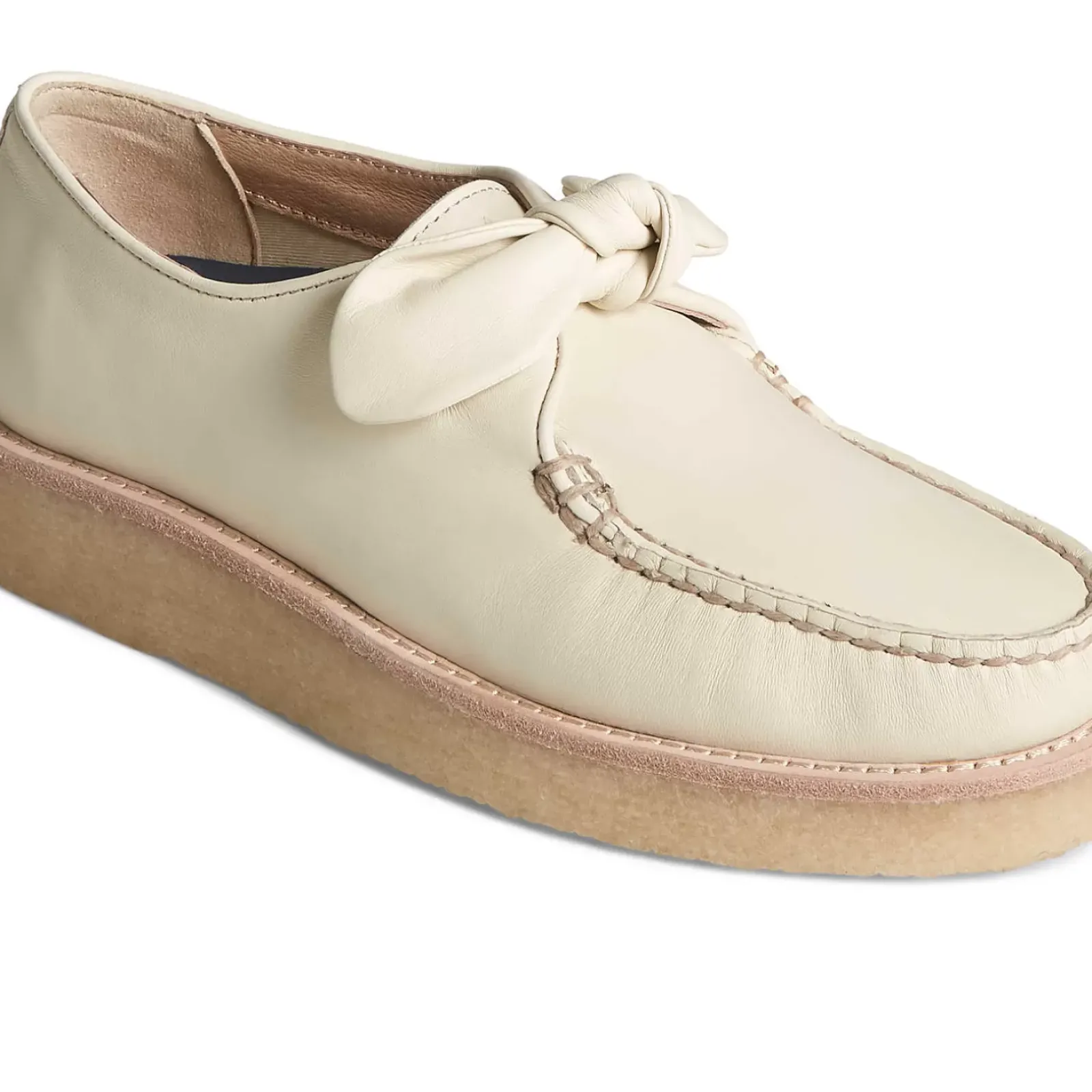 Flats & Loafers|Shoes^Sperry Women's Captain's Crepe Bow Oxford Ivory