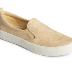 Sale|Sneakers^Sperry Women's Crest Leather Palm Embossed Slip On Sneaker Chamomile