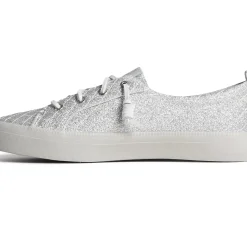 Sale|Sneakers^Sperry Women's Crest Quilted Shimmer Sneaker Silver