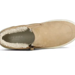 Sale|Sneakers^Sperry Women's Crest Side Zip Cozy Sneaker Khaki
