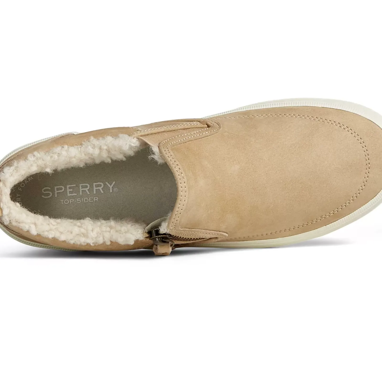 Sale|Sneakers^Sperry Women's Crest Side Zip Cozy Sneaker Khaki