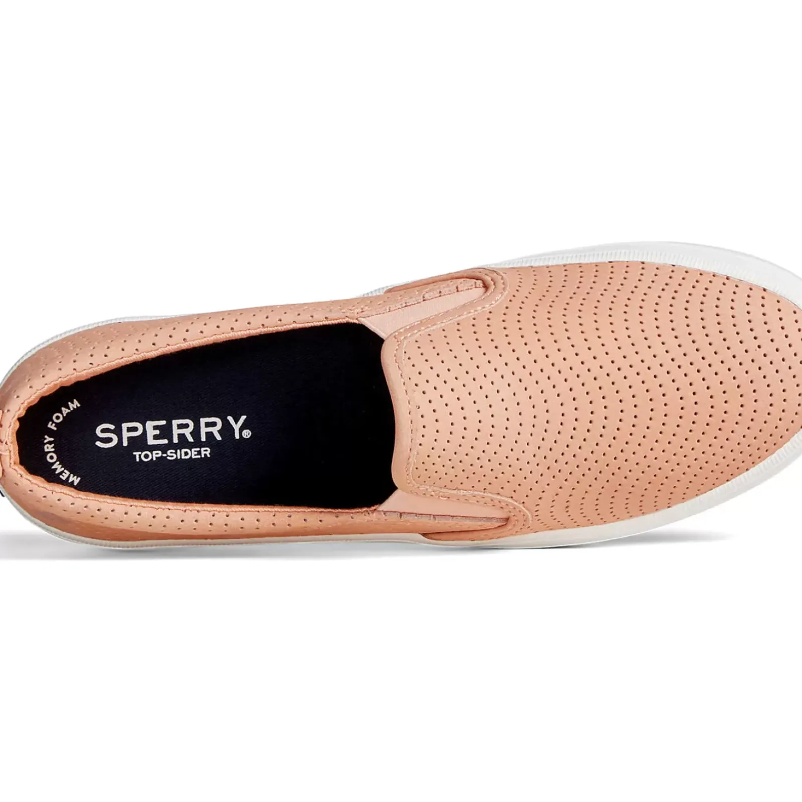 Sale|Sneakers^Sperry Women's Crest Twin Gore Leather Wave Perforated Sneaker Peach