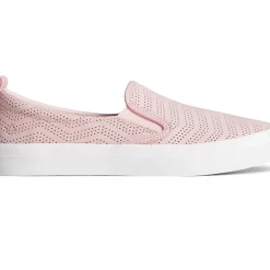 Sale|Sneakers^Sperry Women's Crest Twin Gore Perforated Leather Slip On Sneaker Blush