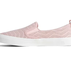 Sale|Sneakers^Sperry Women's Crest Twin Gore Perforated Leather Slip On Sneaker Blush