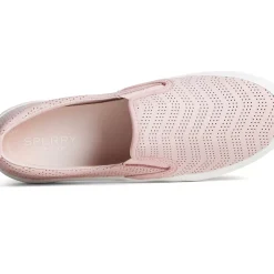 Sale|Sneakers^Sperry Women's Crest Twin Gore Perforated Leather Slip On Sneaker Blush