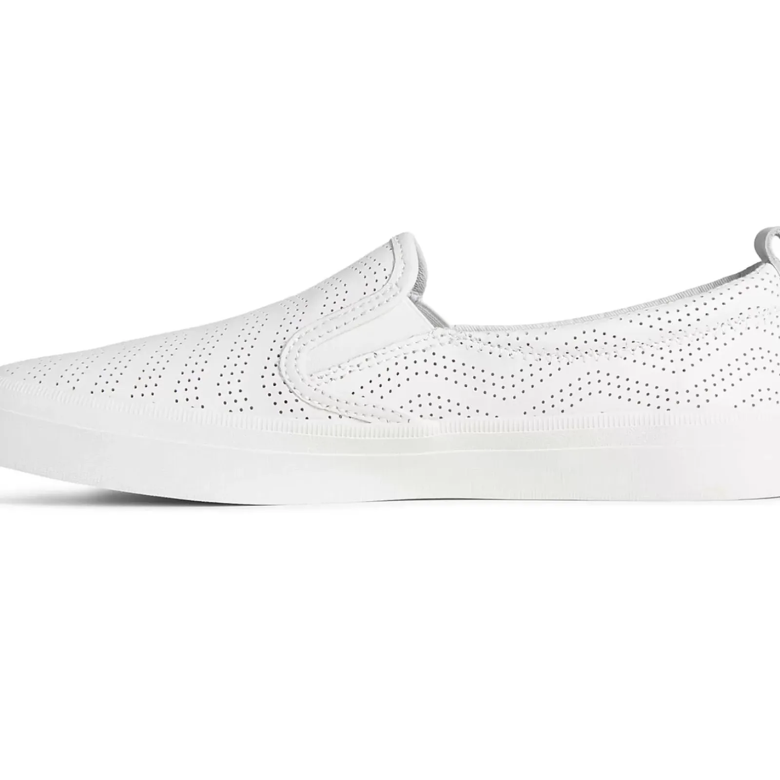 Sale|Sneakers^Sperry Women's Crest Twin Gore Perforated Leather Slip On Sneaker White