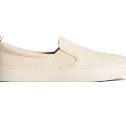 Sale|Sneakers^Sperry Women's Crest Twin Gore Shimmer Slip On Sneaker Off White