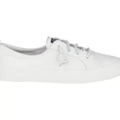 Sneakers|Shoes^Sperry Women's Crest Vibe Leather Sneaker White