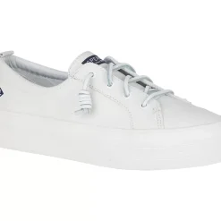 Sneakers|Shoes^Sperry Women's Crest Vibe Platform Leather Sneaker White