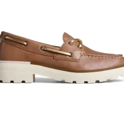Flats & Loafers|Boat Shoes^Sperry Women's Lug Boat Shoe Tan