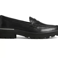 Flats & Loafers|Shoes^Sperry Women's Lug Penny Loafer Black