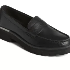 Flats & Loafers|Shoes^Sperry Women's Lug Penny Loafer Black