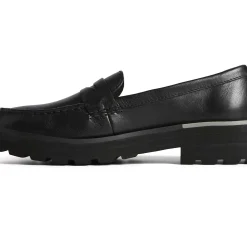 Flats & Loafers|Shoes^Sperry Women's Lug Penny Loafer Black