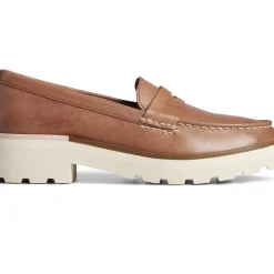 Flats & Loafers|Shoes^Sperry Women's Lug Penny Loafer Tan