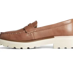 Flats & Loafers|Shoes^Sperry Women's Lug Penny Loafer Tan