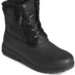 Sale|Boots^Sperry Women's Maritime Repel Teddy Trim Snow Boot Black