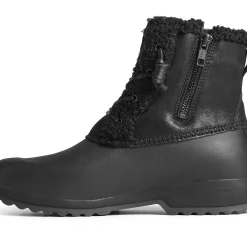 Sale|Boots^Sperry Women's Maritime Repel Teddy Trim Snow Boot Black