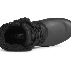 Sale|Boots^Sperry Women's Maritime Repel Teddy Trim Snow Boot Black