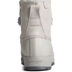 Sale|Boots^Sperry Women's Maritime Repel Teddy Trim Snow Boot Grey
