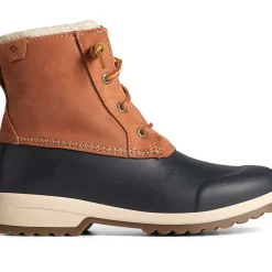Sale|Rain & Duck Boots^Sperry Women's Maritime Repel Thinsulate™ Waterproof Snow Boot Tan/Navy