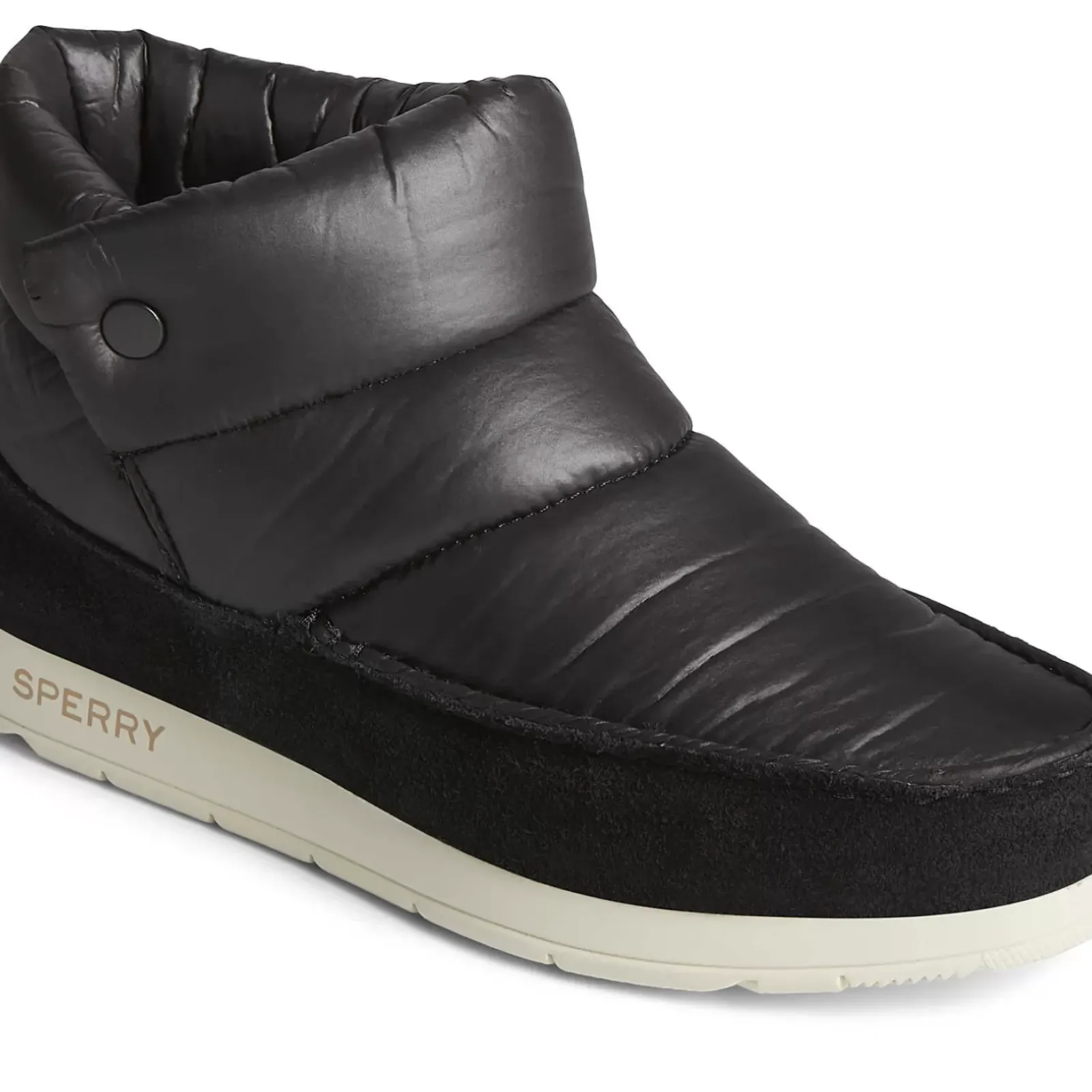 Sale|Boots^Sperry Women's Moc-Sider Nylon Bootie Black