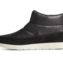 Sale|Boots^Sperry Women's Moc-Sider Nylon Bootie Black
