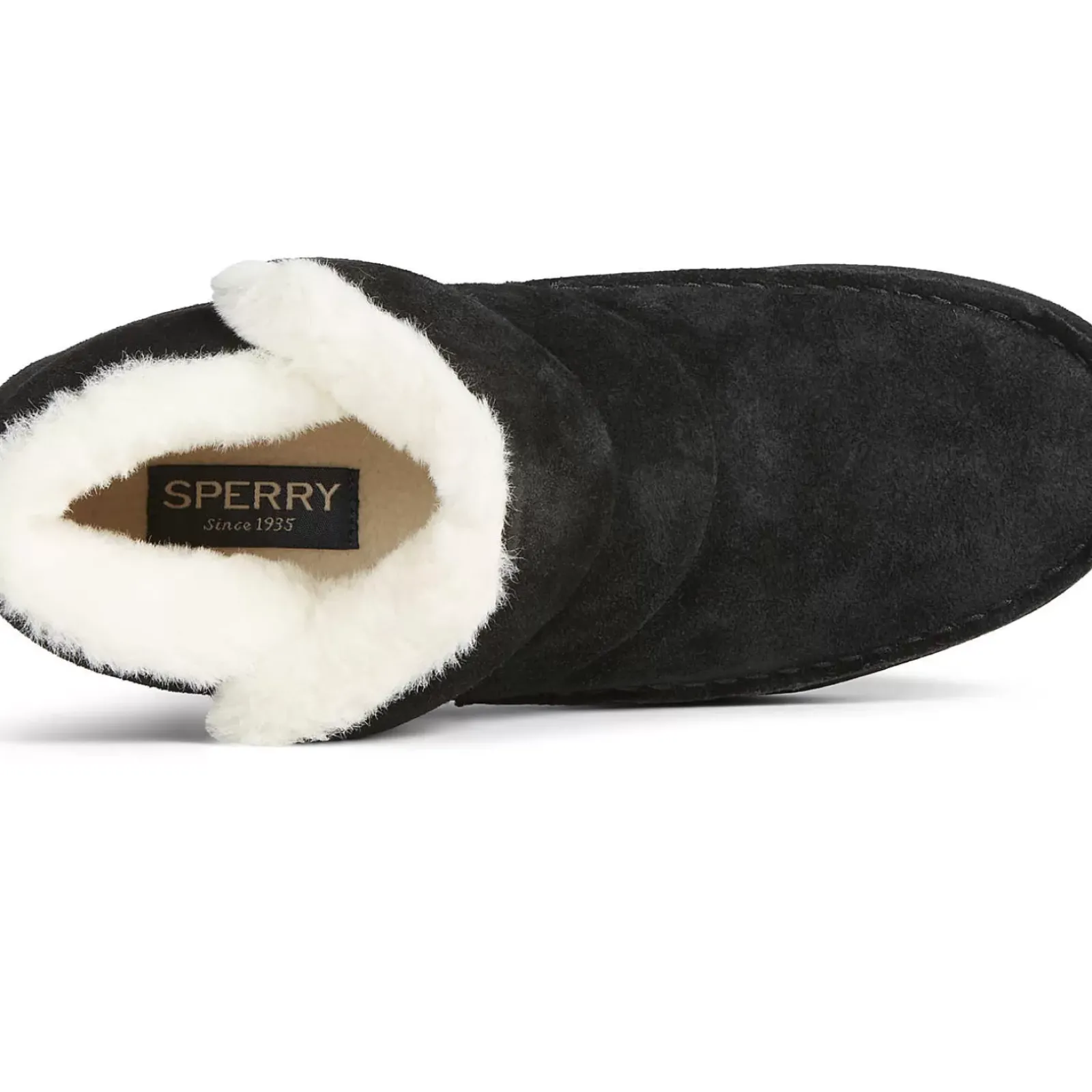 Sale|Boots^Sperry Women's Moc-Sider Suede Bootie Black
