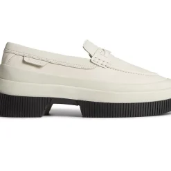 Sale|Flats & Loafers^Sperry Women's Platform Leather Loafer White