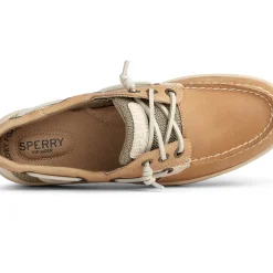 Boat Shoes|Shoes^Sperry Women's Rosefish 3-Eye Boat Shoe Linen/Oat