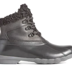 Saltwater Duck Boot|Sale^Sperry Women's Saltwater Alpine Leather Duck Boot Black