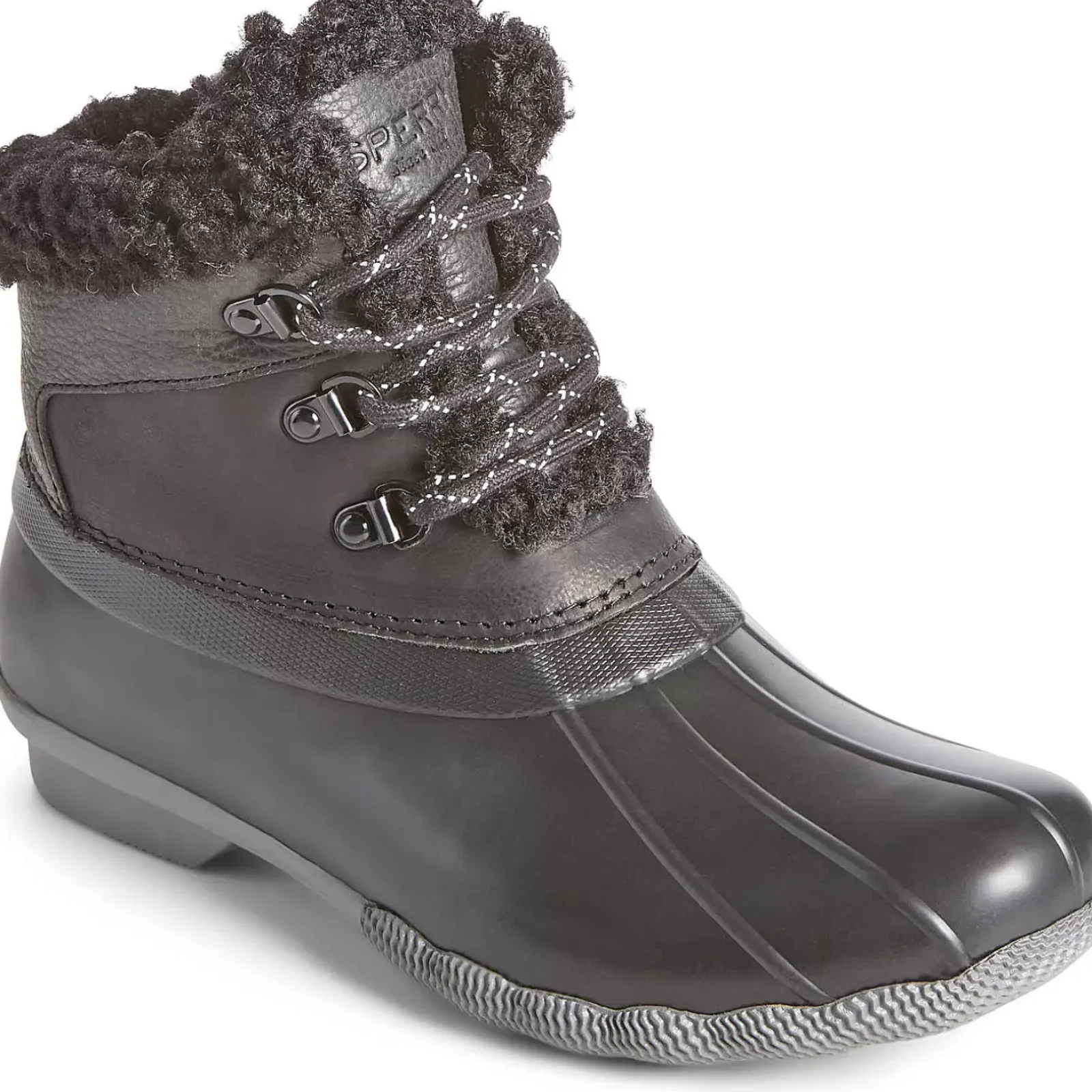 Saltwater Duck Boot|Sale^Sperry Women's Saltwater Alpine Leather Duck Boot Black