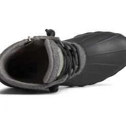 Saltwater Duck Boot|Sale^Sperry Women's Saltwater Chevron Wool Duck Boot Black