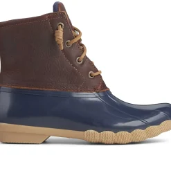 Saltwater Duck Boot|Sale^Sperry Women's Saltwater Duck Boot Tan / Navy