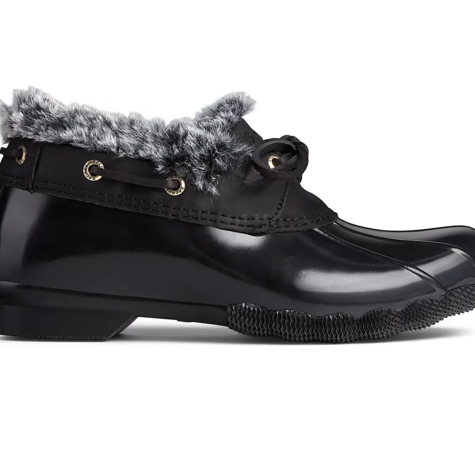 Saltwater Duck Boot|Sale^Sperry Women's Saltwater 1-Eye Cozy Duck Boot Black