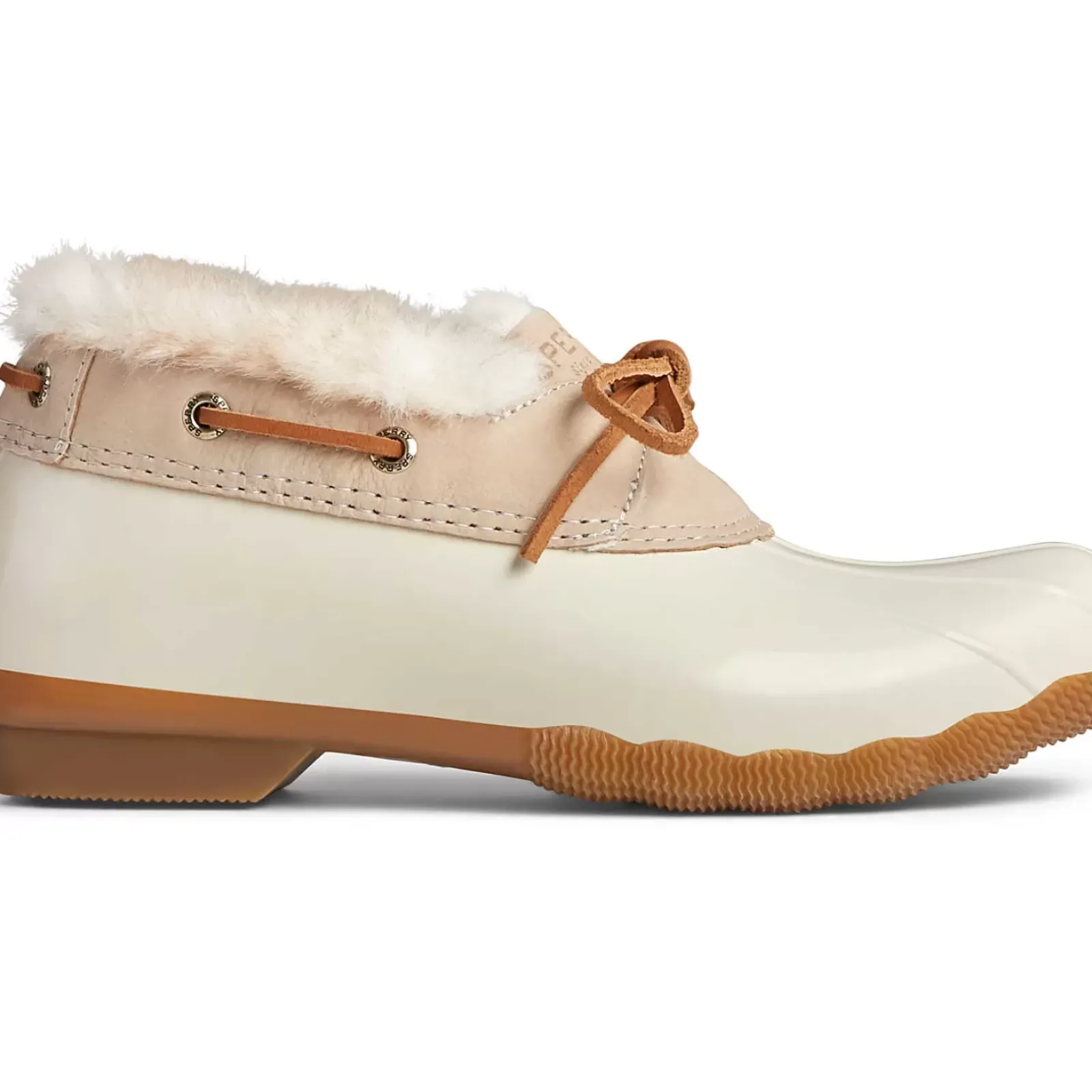 Saltwater Duck Boot|Sale^Sperry Women's Saltwater 1-Eye Cozy Duck Boot Ivory