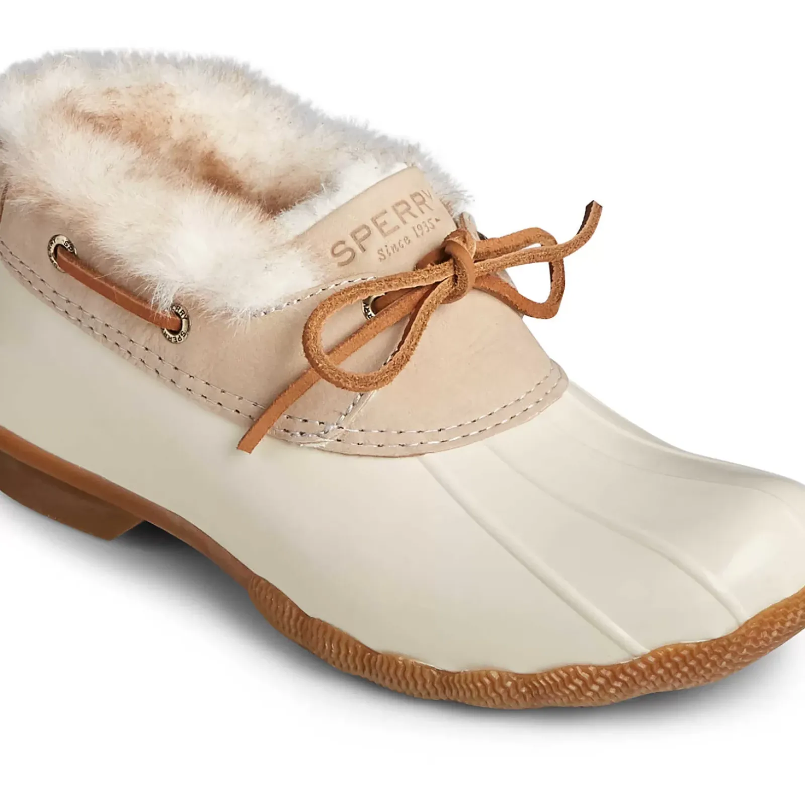 Saltwater Duck Boot|Sale^Sperry Women's Saltwater 1-Eye Cozy Duck Boot Ivory