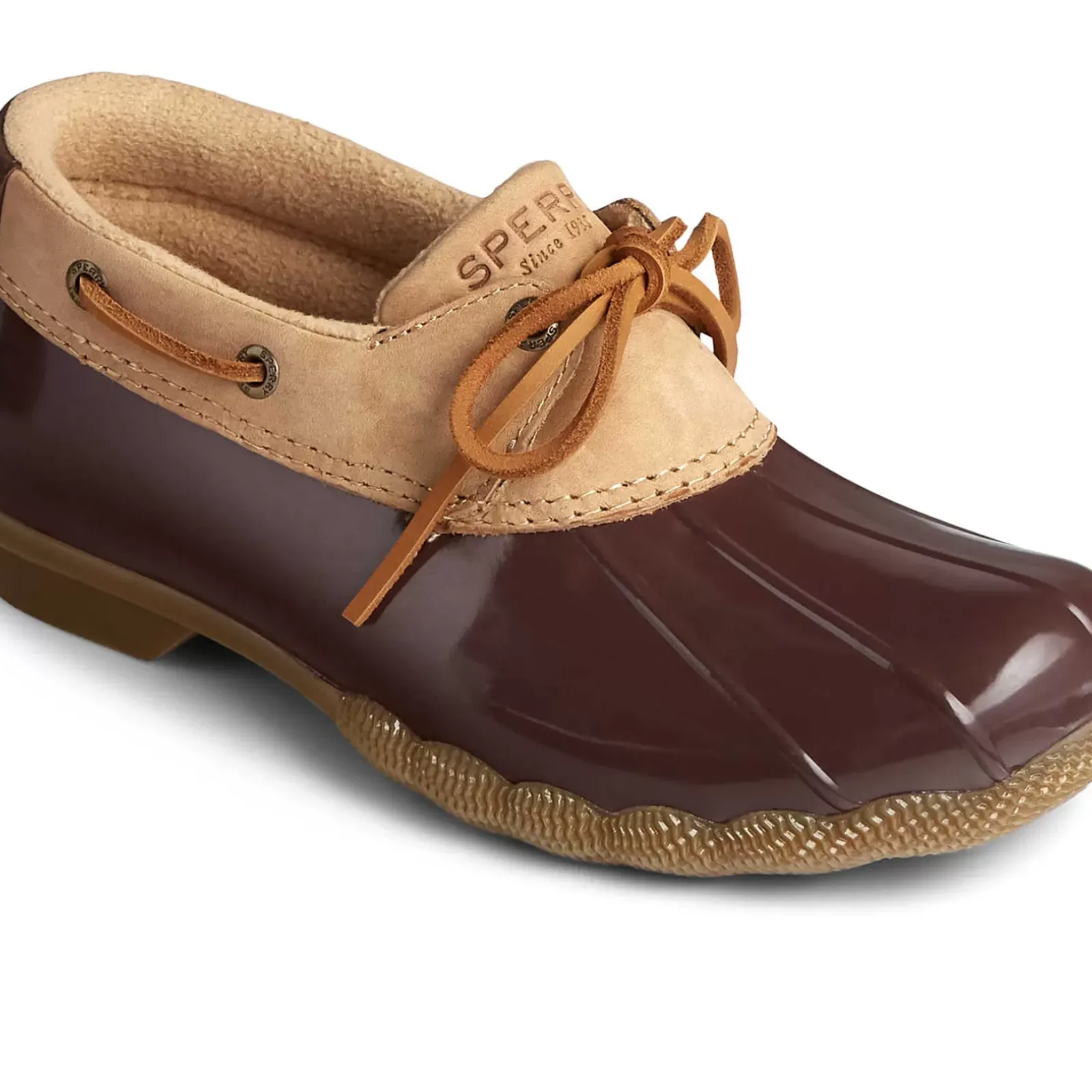 Saltwater Duck Boot|Sale^Sperry Women's Saltwater 1-Eye Leather Duck Boot Tan/Brown