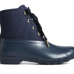 Saltwater Duck Boot|Sale^Sperry Women's Saltwater Eyelet Duck Boot Navy